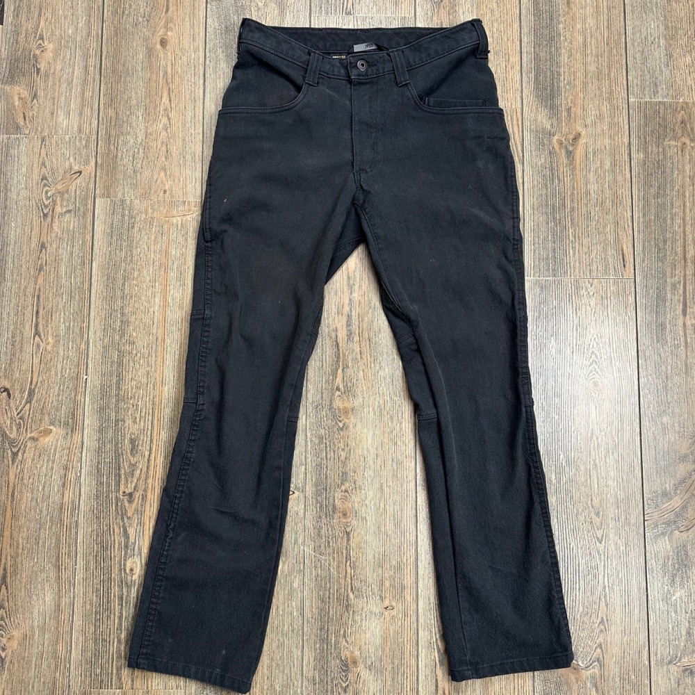 1620 Workwear Mens Foundation Utility Pants Black Cordura Made in USA Size 32x30